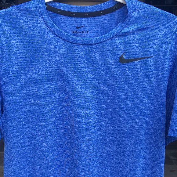 NIKE DRI-FIT ATHLETIC T SHIRT BLUE MENS S - Picture 4 of 8